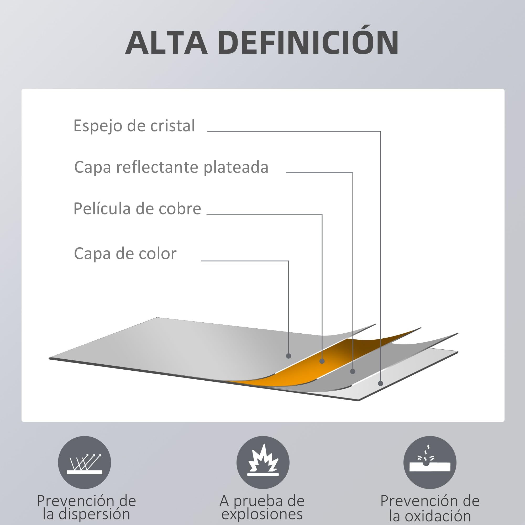 HOMCOM Espejo de Pared Cuerpo Entero 45x125 cm Espejo de Pie Espejo de Suelo Grande de Madera Estilo Moderno Decorativo para Salón Dormitorio Entrada Natural