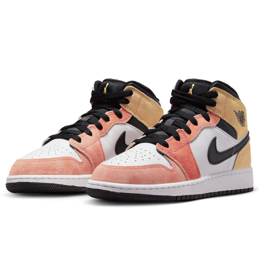 NIKEエアジョーダン1 MID オレンジ/ホワイト 希少品 JORDAN BRAND AIR JORDAN 1 MID SE ELECTRO ORANGE/BLACK-WHITE