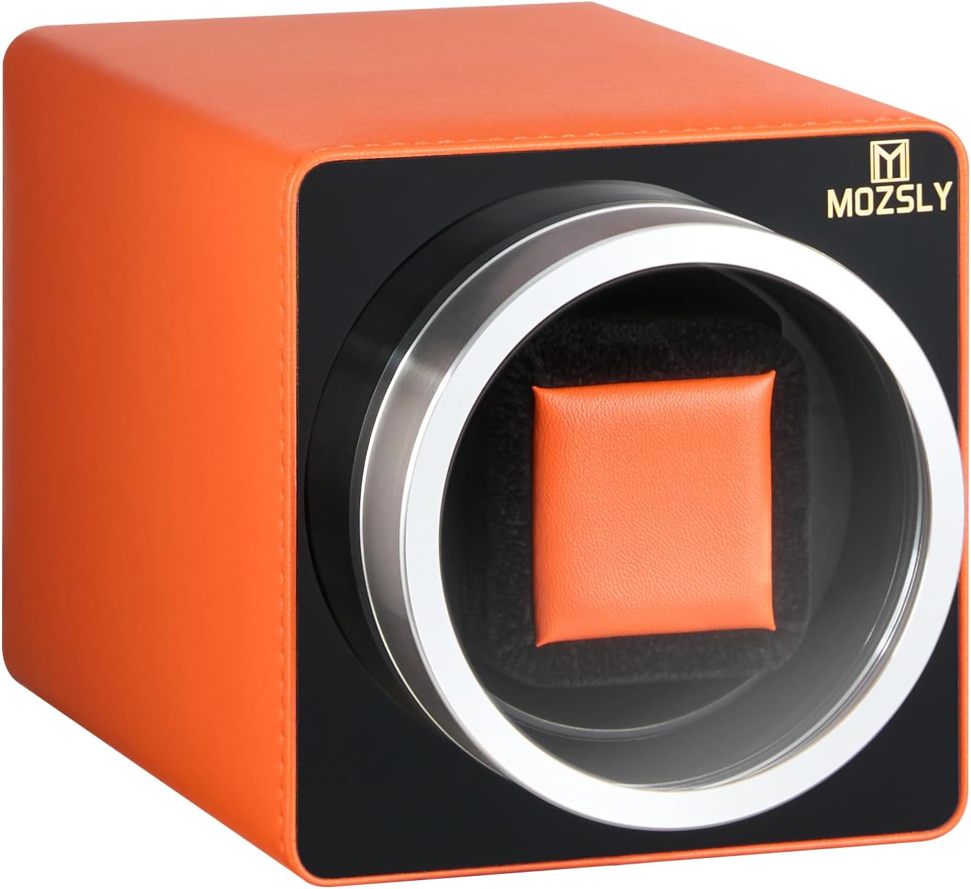Watch Winder for Automatic Watches with Quiet Motor 12 Rotation Mode Setting Leather
