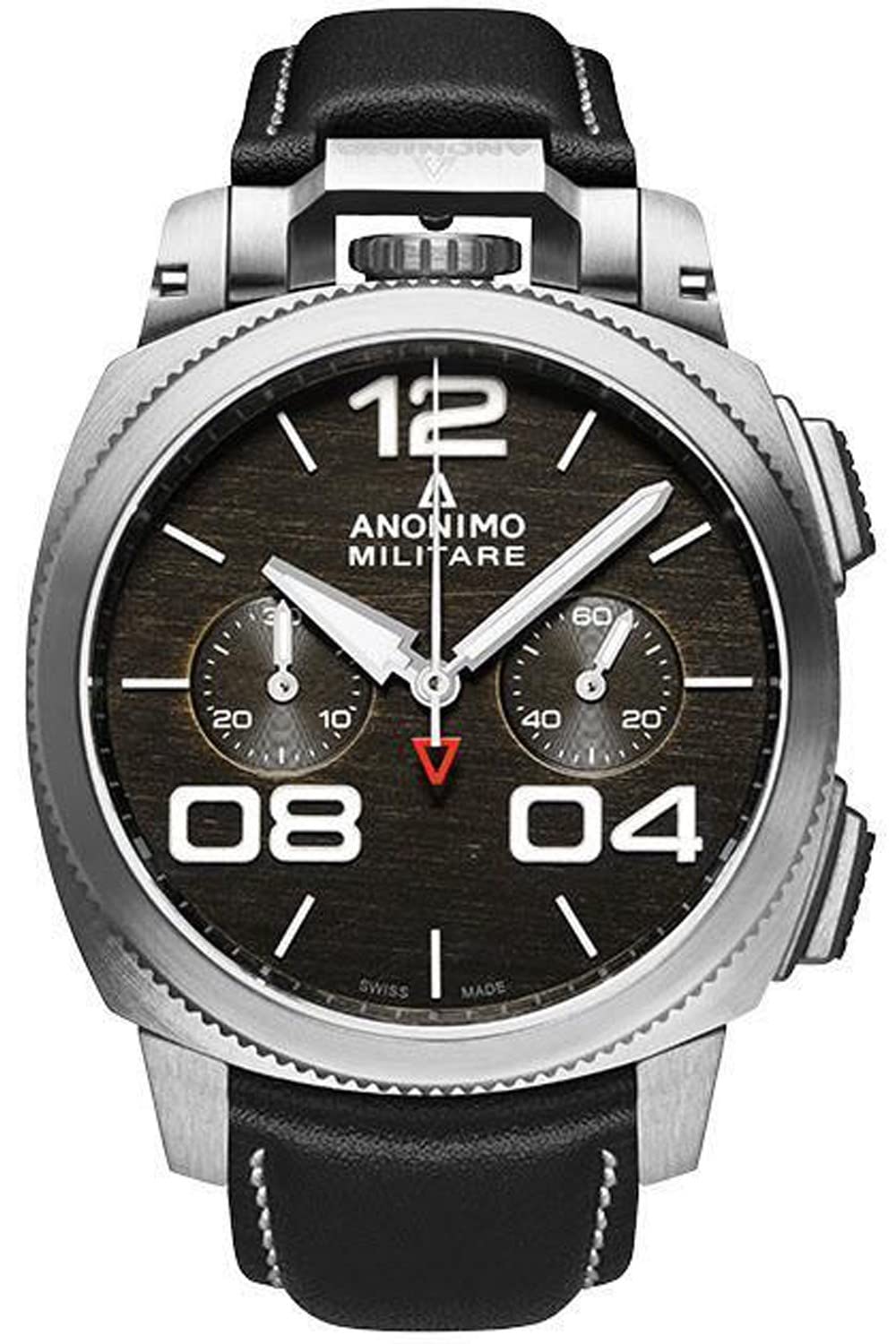 Anonimo Militare Mens Analog Automatic Watch with Leather Bracelet AM112001001A01