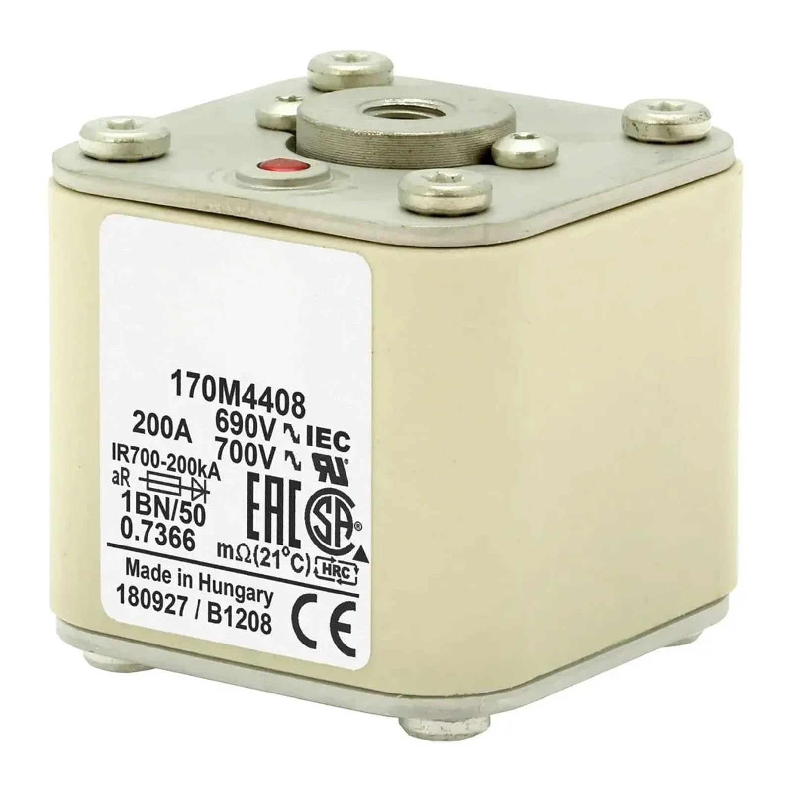 Fusible 170M4419 et 170M4408 pour protection de puissance industrielle