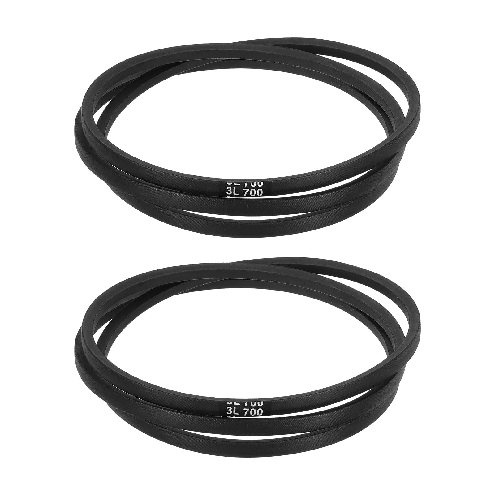uxcell 3L240 Classic Wrapped Rubber V-Belt, 24"(610mm) Outside Circumference, 3L Profile V Belt 3/8" Width 7/32" Height — view 150