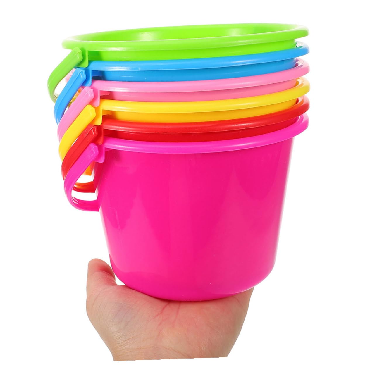 Secchiello Gioco Mare 12 Pezzi Ragazzo Ragazza da Spiaggia per Abs | Festa Estiva, Secchiello Resistente, Accessori da Spiaggia per Giardino e Sabbia, Set Versatile per Ragazzo Ragazza