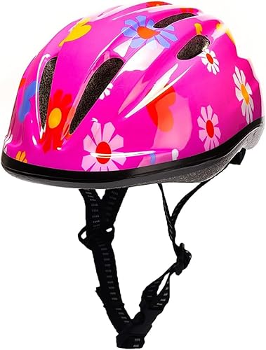 Miniatura 8 de BeBeFun Casco de bicicleta súperligero rosa para niñas pequeñas y bebés.