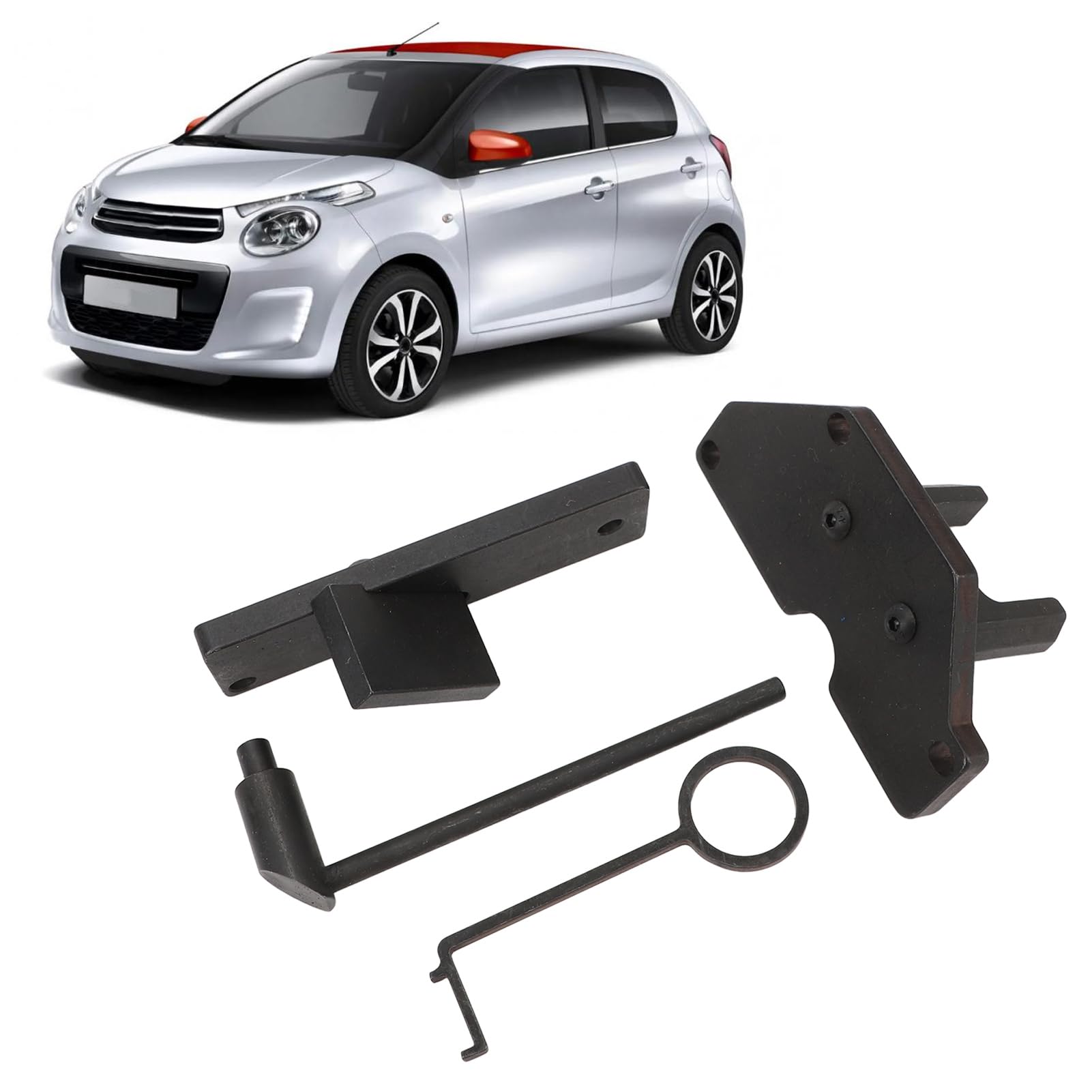Akozon Kit Messa in Fase del Motore, Kit Attrezzi per la Messa in Fase del Motore per 108 208 2008 301 308 3008 508 5008 Partner Rifter, Strumento di Fasatura del Motore Turbo Automobilistici