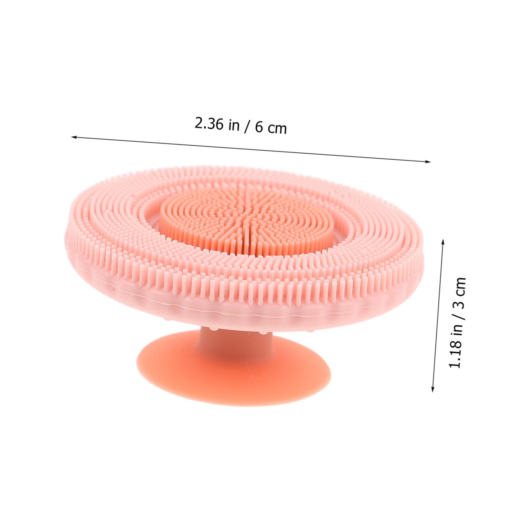 FOMIYES Dual Function Silicone Face Scrubber Massage Cleanse Brush for Women Manual Exfoliator for Girls Soft Silicone
