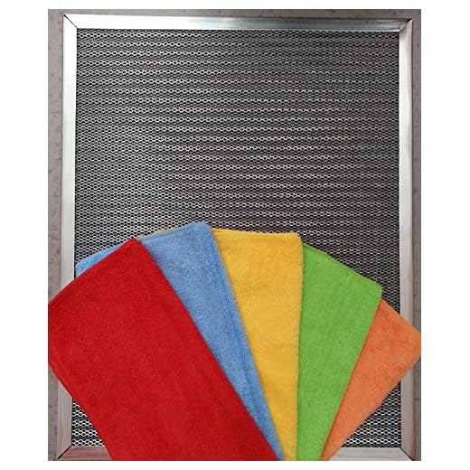 Superb 6 Stage Electrostatic Home Air Filter Washable Permanent with Microfiber Dust Cloth for Furnace or AC Lasts Forever (16X20X1)