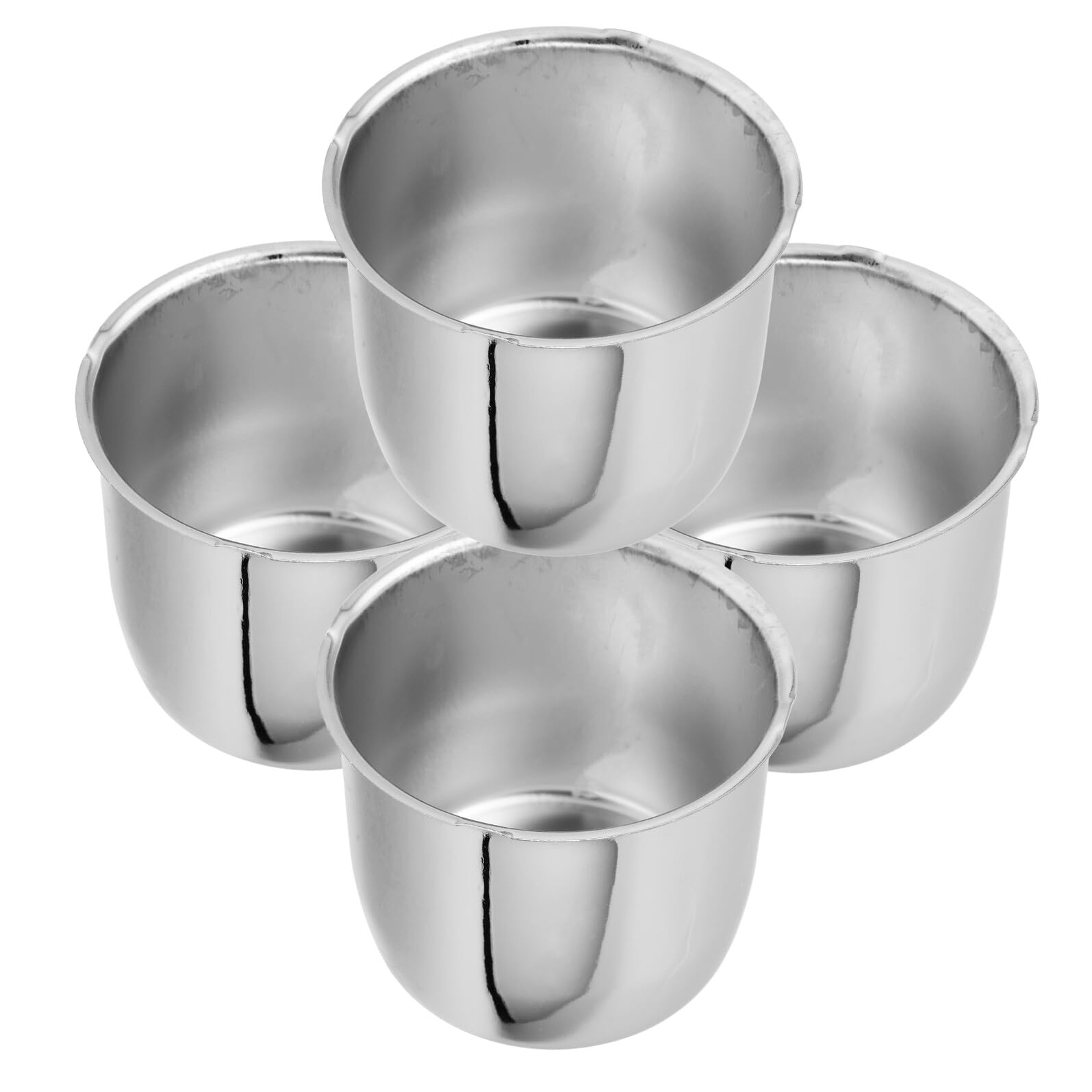 Cache-moyeux robustes pour remorque métal argenté de 108mm - 8
