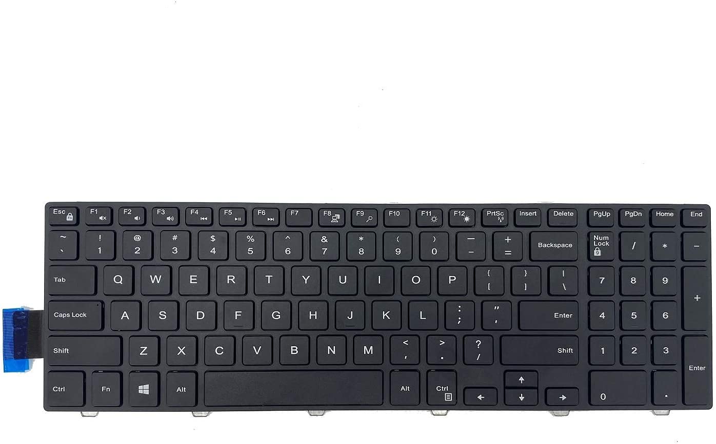 WISTAR Laptop Keyboard Compatible for Dell Inspiron 15 3000 5000 3541 3542 3543 5542 3550 5545 5547 3551 3552 3559 3565 3567 3551 3558 5566 5748 Laptop Keyboard (Non-Backlit Keyboard)