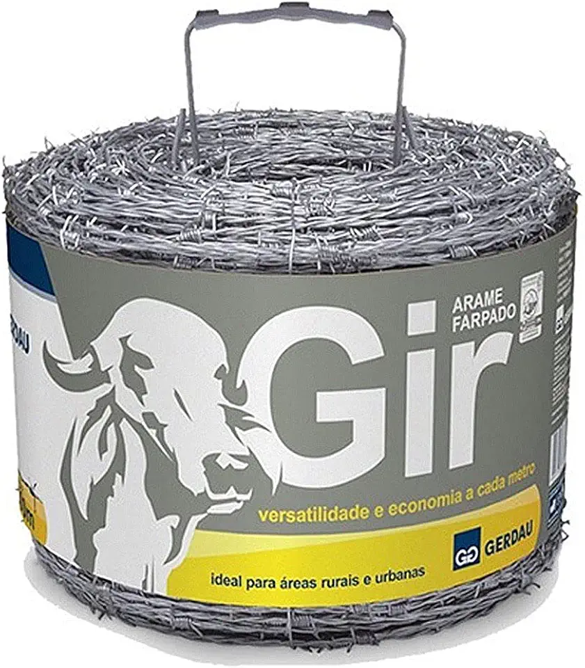 Arame Farpado Gir Gerdau Rolo 100 M