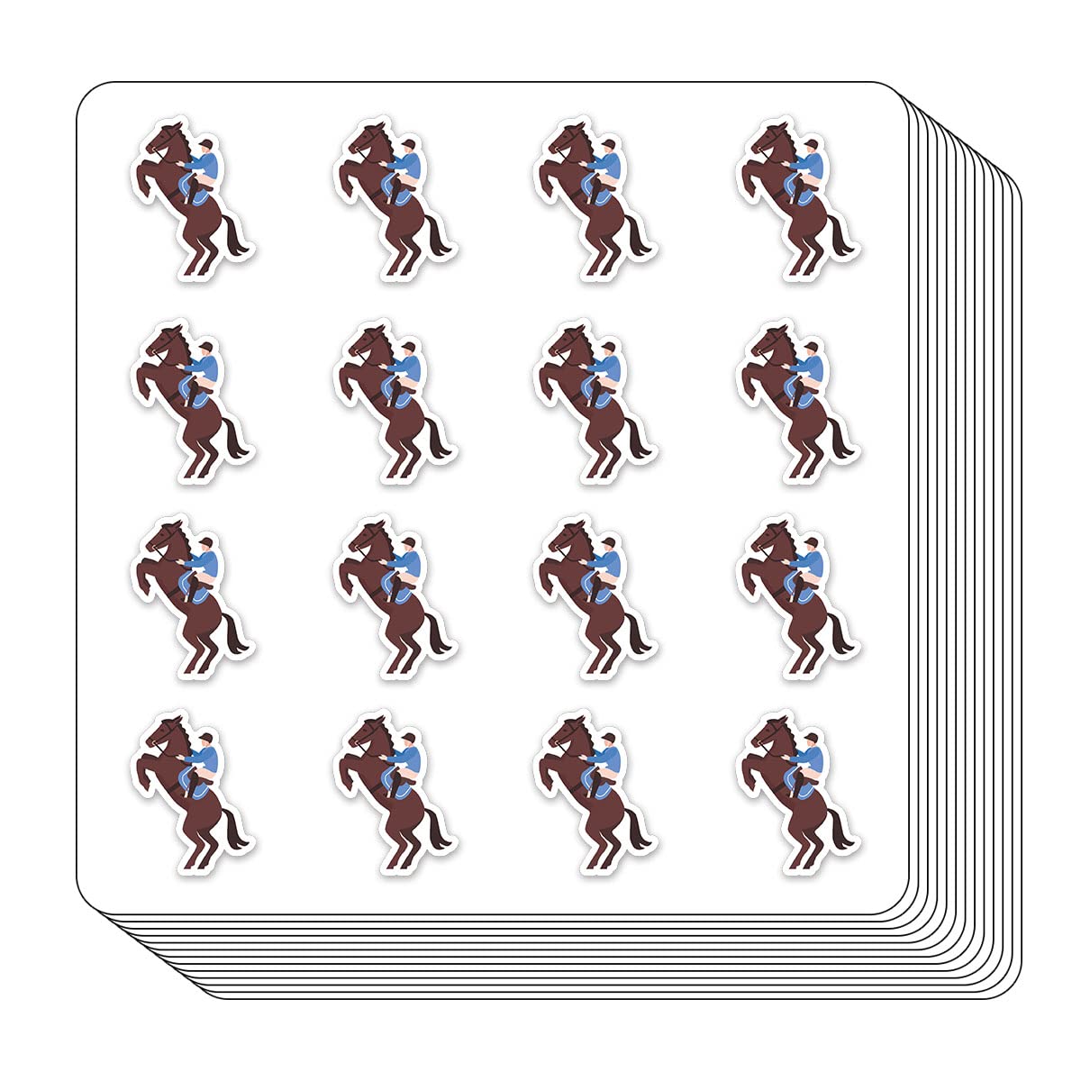 Cowboy Planner Stickers, Horse 0.5in Scrapbooking Kids DIY Calendar Crafting 208-Pack