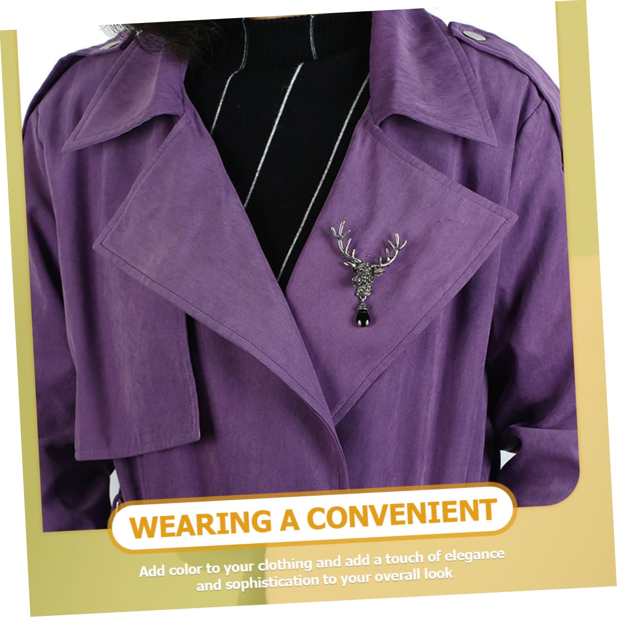 Broche con Cabeza de Diamante de imitación pequeño, Adorno de Traje de Navidad para Fiestas y Ropa, Estilo Retro.