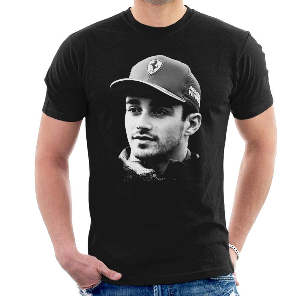 Motorsport Images Charles Leclerc Selfie with Fan Men's T-Shirt