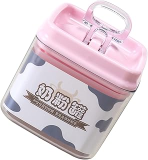ibasenice 1Pc Caixa De Leite Em Pó Fórmula Infantil Recipientes De Alimentos Rosa Dispensador De Fórmula Recipiente De Leite Em Pó Recipiente De Alimentos Para Recém-Nascidos Dispensador De