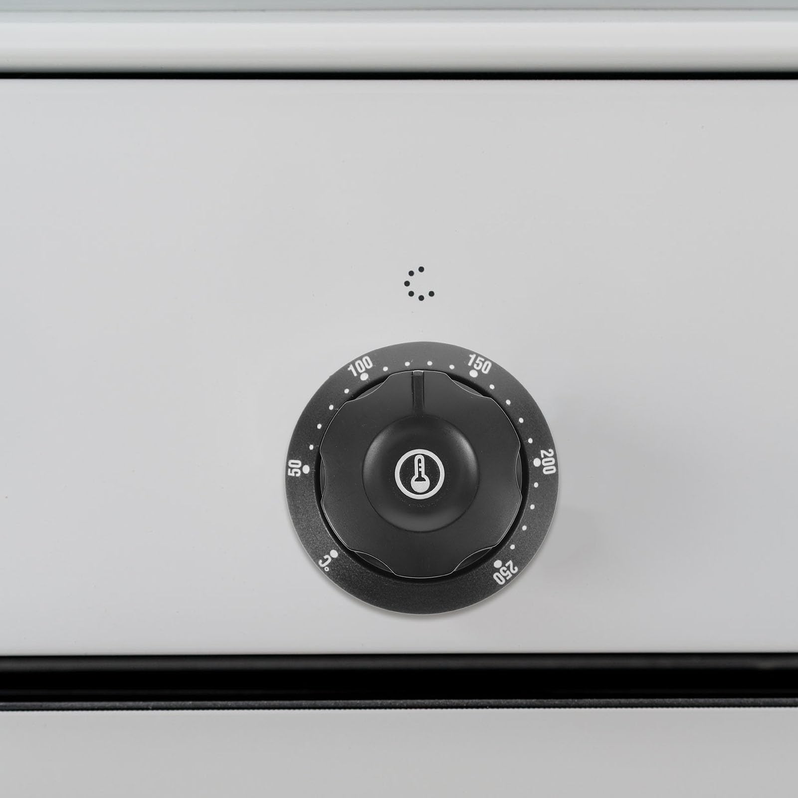 Perilla de Termostato Negro Plástico 50-250℃ para Horno | Compatible Freidoras y Calentadores de Agua, Control Preciso, Fácil Uso, No se Deforma ni Rompe