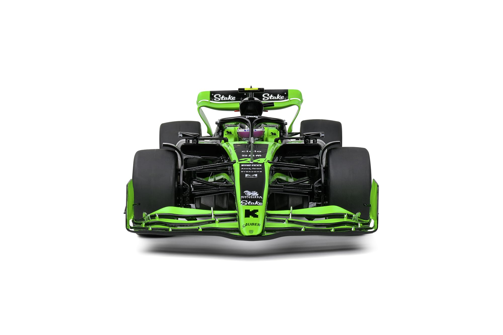 Solido 1:18 Modellino auto – Kick Sauber F1 Team C44 Zhou Guanyu Bahrain GP 2024 Formula 1