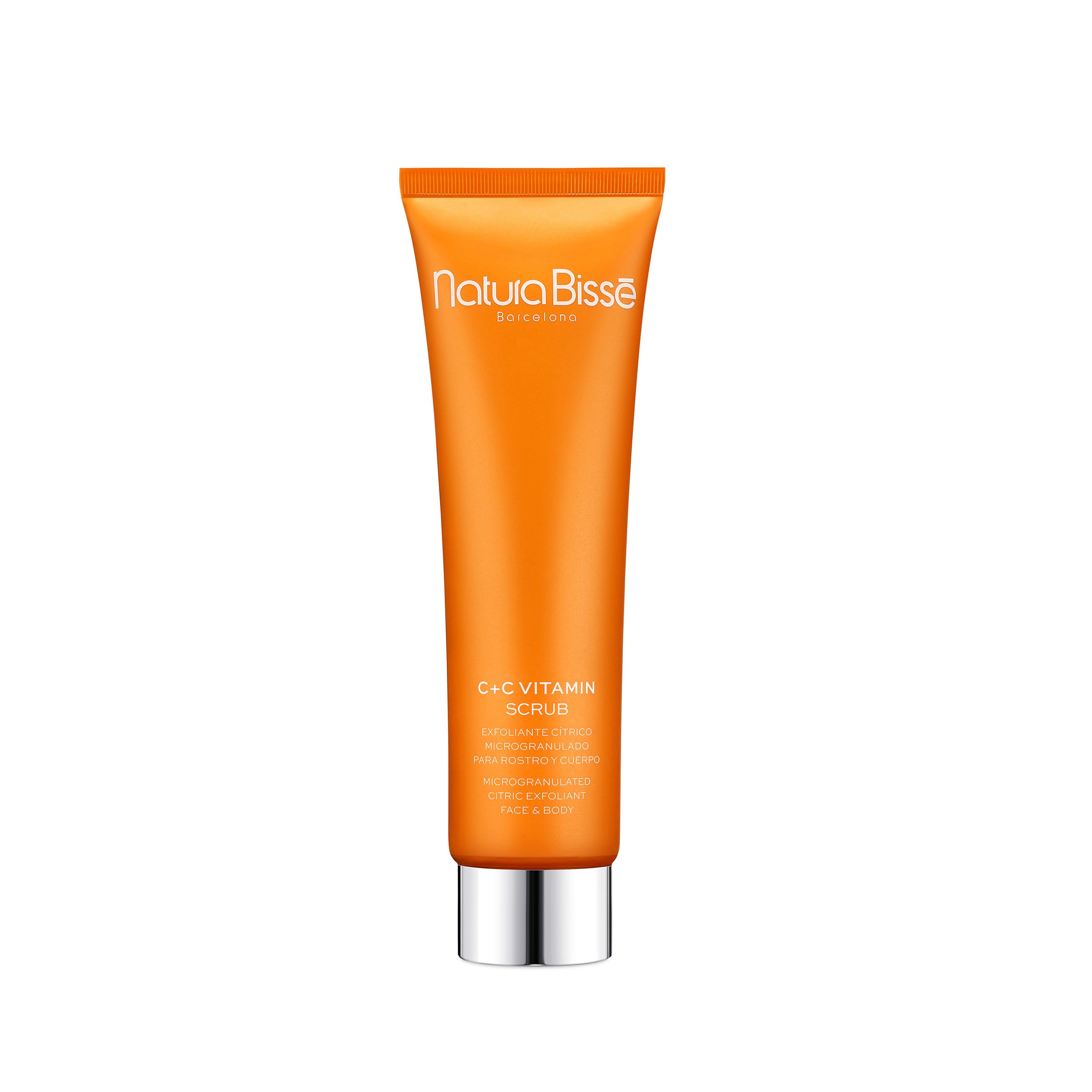 Natura Bissé C+C Vitamin Scrub | Exfoliante Facial y Corporal con Aroma Cítrico, Semillas de Rosa Mosqueta y Aceites Esenciales de Naranja y Mandarina | 100 ml