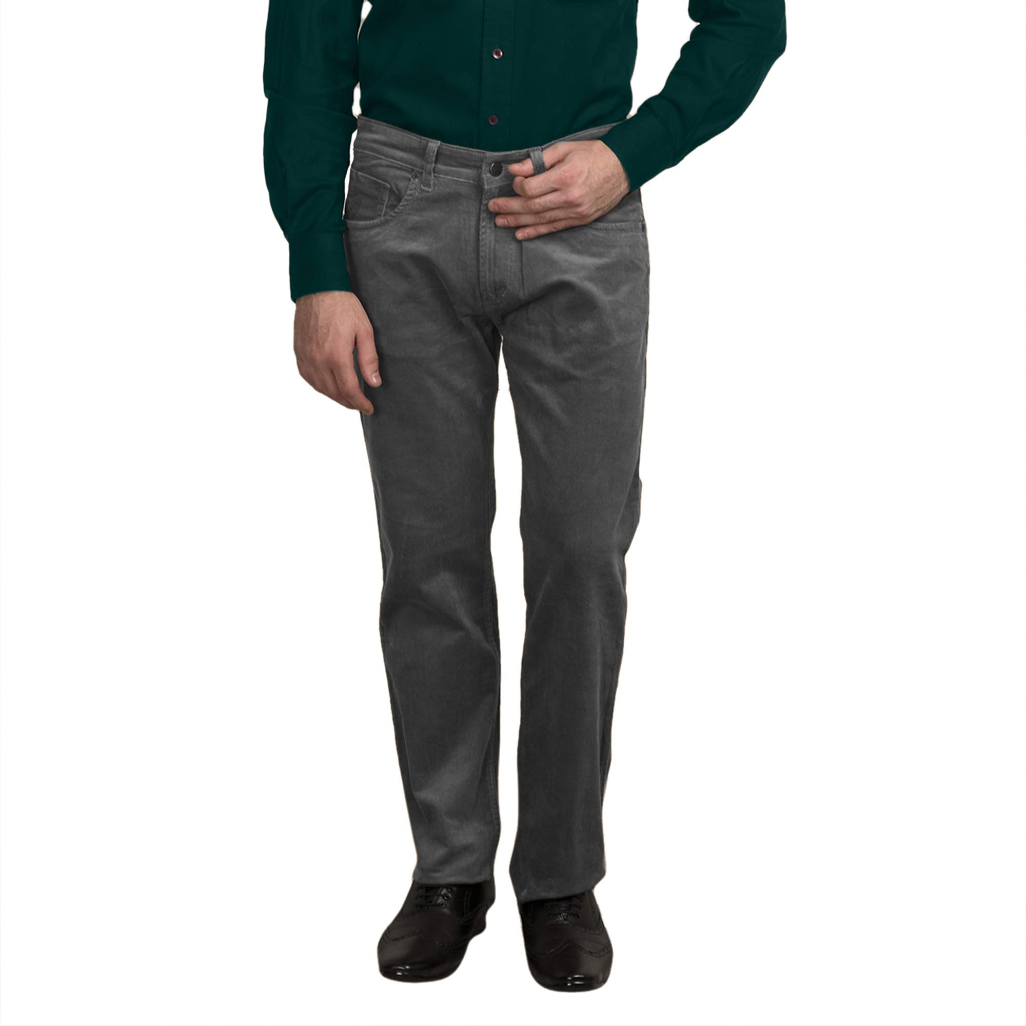 ruace Men Regular Fit Corduroy Trouser-picture-43
