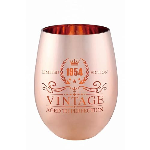 61ST Birthday Gifts For Women - Vintage 1963 Wine Glass - Happy 61 Year Old Birthday Decorations For Her Women