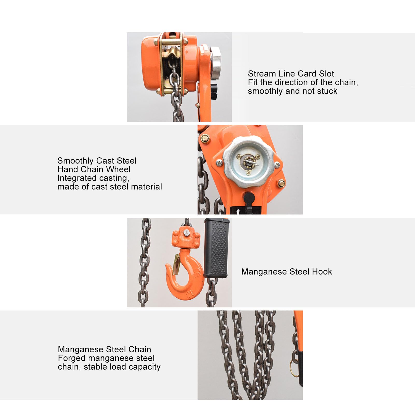 Harrington LB Series Steel Lever Hoist, 9-19/32