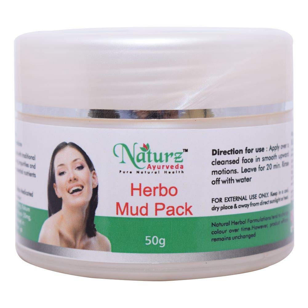 Naturz AyurvedaHerbo Mud Pack - 50g