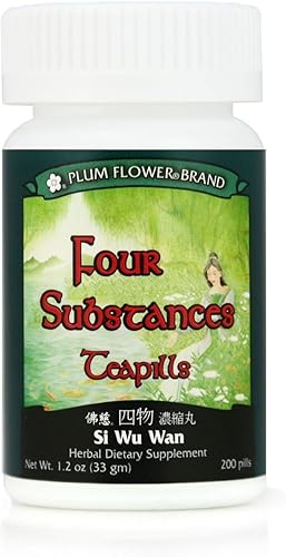 Cuatro sustancias para mujeres (Si Wu Wan), 200 ct, Plum Flower