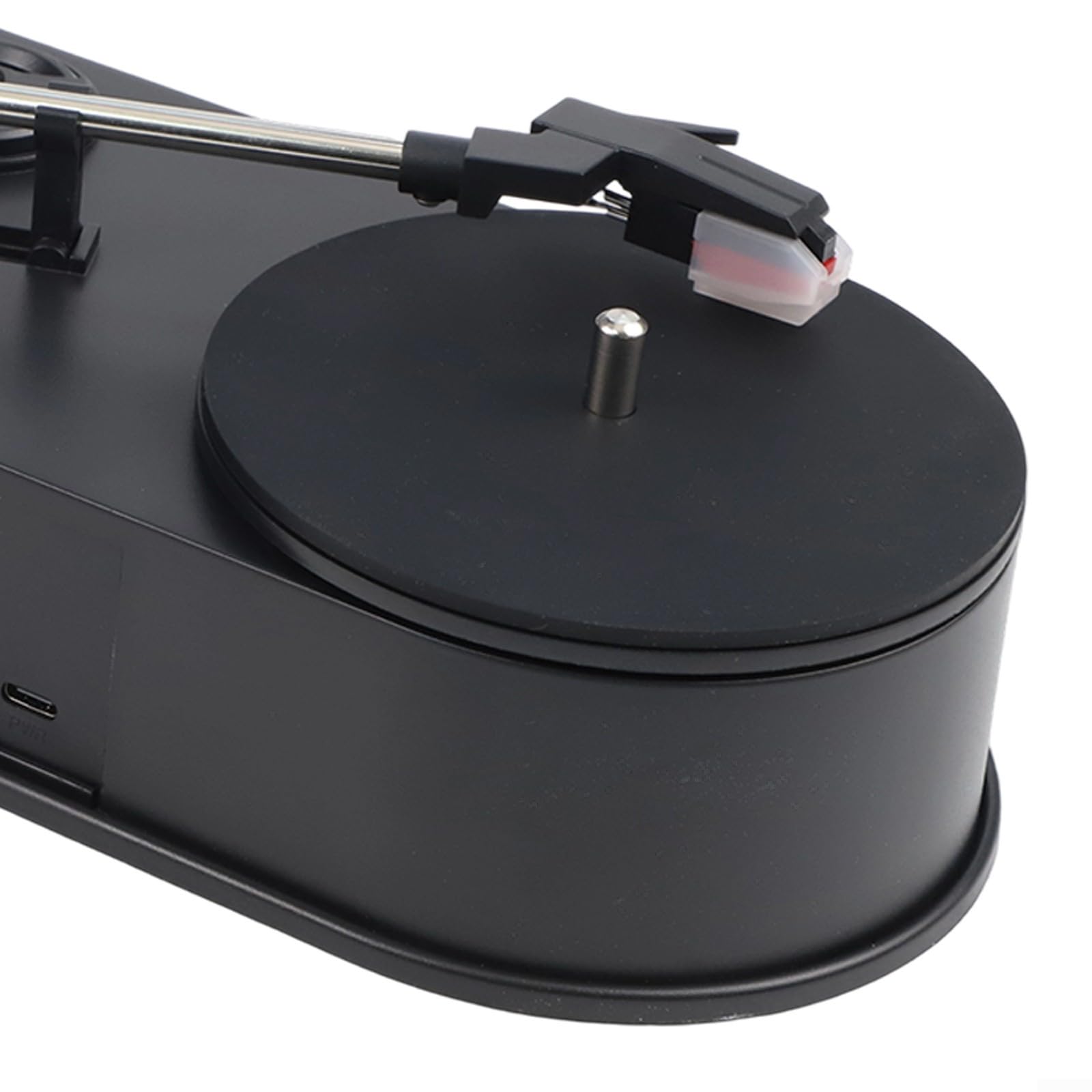 Giradischi portatile in vinile 33/45 giri/min, diretto a MP3 tramite scheda SD, compatto per mini giradischi per uso domestico, materiale ABS
