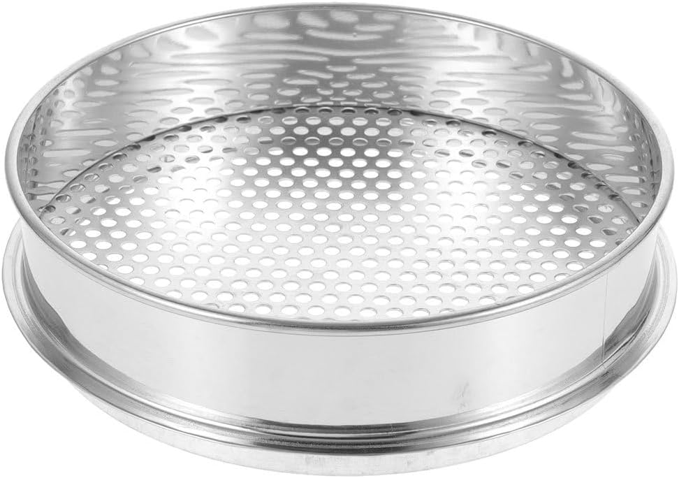 Stainless Steel Soil Sifter Mesh Efficient Soil Filter for Garden Use Lightweight and Portable for Easy Operation for Rocks Dirt and Compost Screening