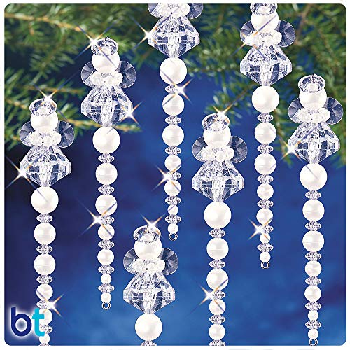 Beadery Beaded Ornament KIT ANG Icicle Angel Makes 24 (7476)