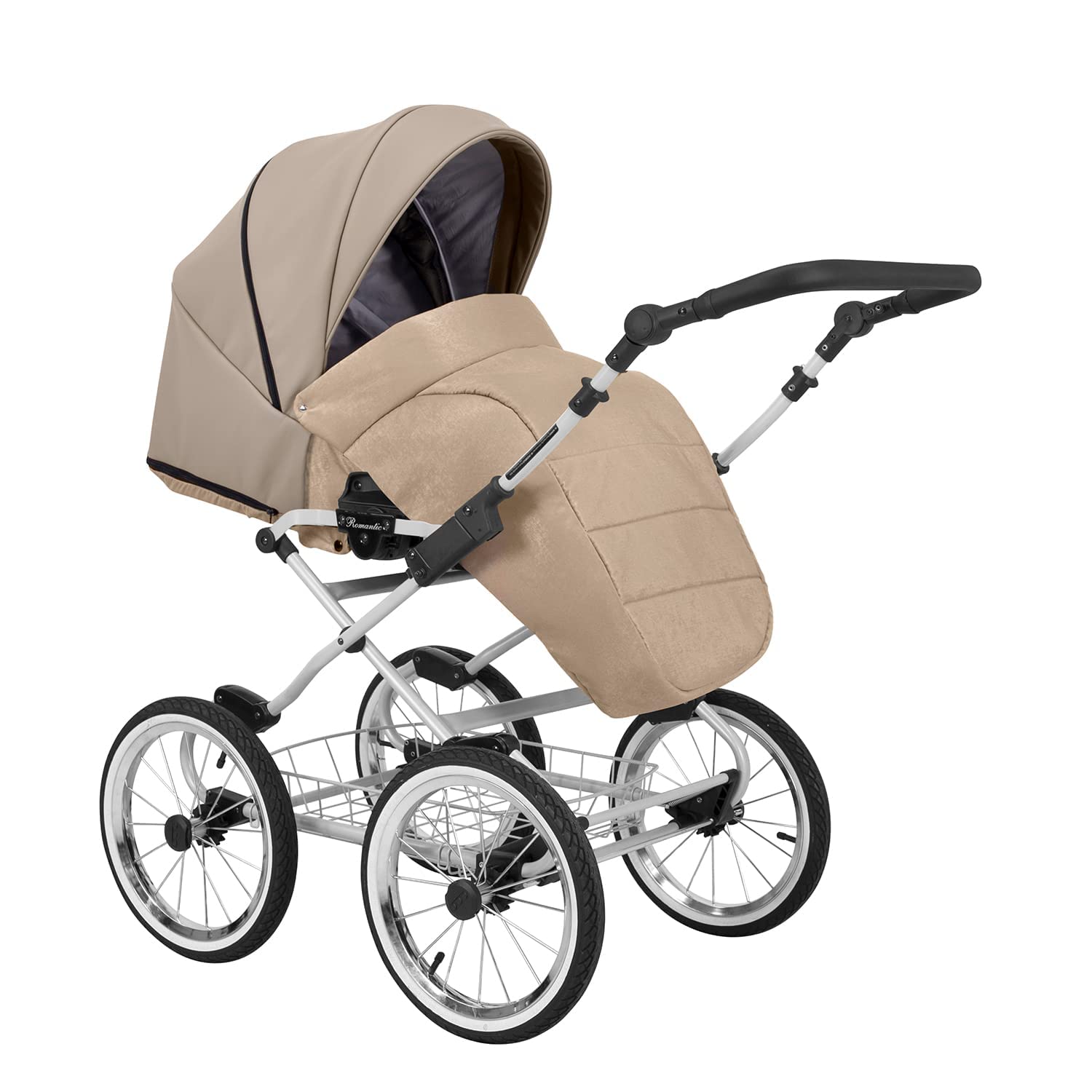 Poussette landau bébé 2 en 1 nacelle bébé Kunert ROMANTIC retro 2en1 pousette 2 in 1 accessoires