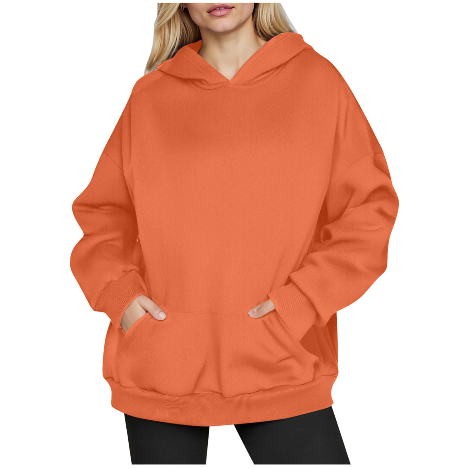 Generico Felpa Senza Cappuccio Donna Oversize Moda Casual Felpe Calda Manica Lunga per Autunno Invernale Girocollo Cotone Hoodie Donna Tinta Unita Morbido Feelcozy Hoodies Top Taglie Comode Generico Felpa Senza Cappuccio Donna Oversize Moda Casual Felpe Calda Manica Lunga per Autunno Invernale Girocollo Cotone Hoodie Donna Tinta Unita Morbido Feelcozy Hoodies Top Taglie Comode