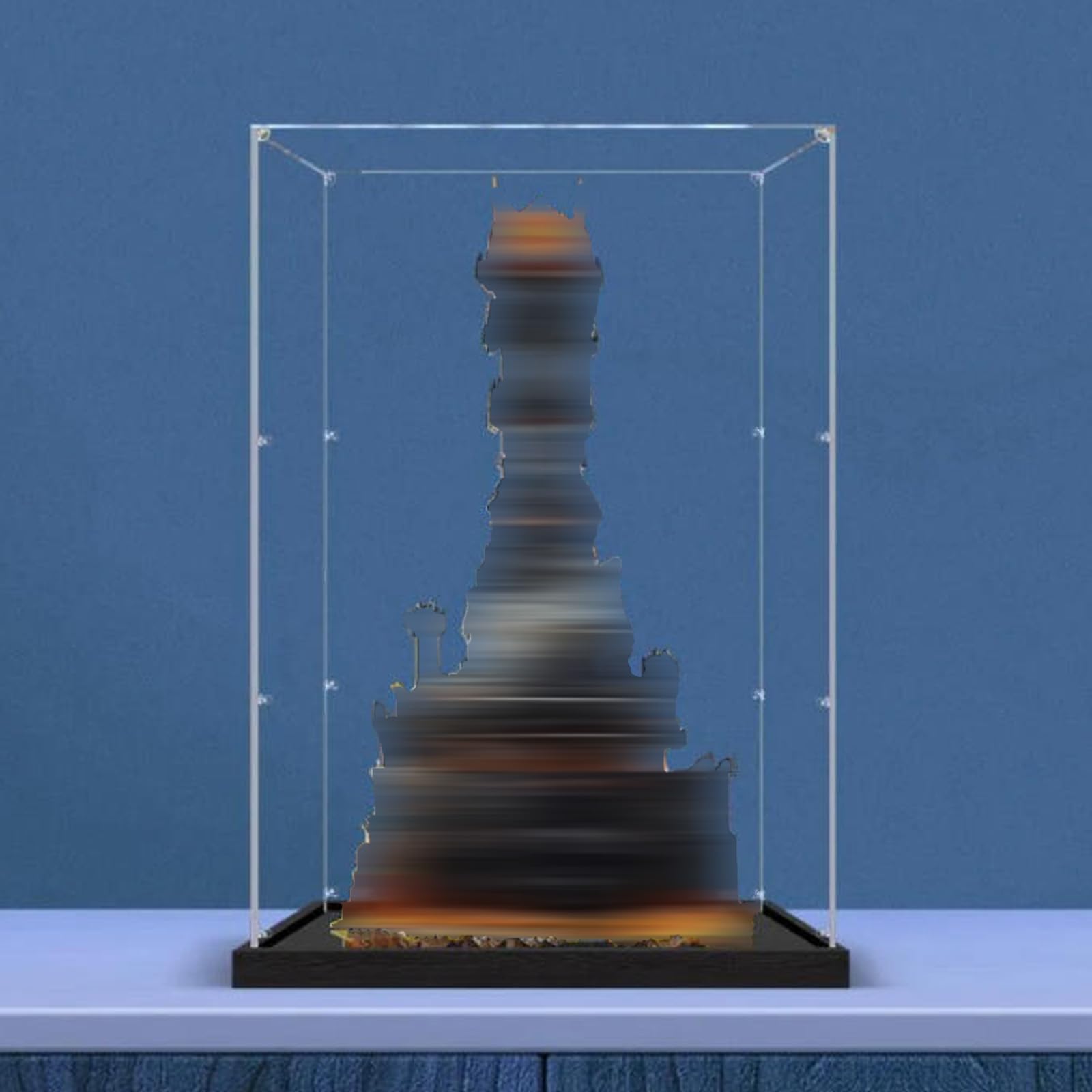 Acrylic Display Case Compatible with Lego 10333 Model, Dustproof Transparent Storage Box, Compatible with Lego 10333 (Model Not Included) (2mm)