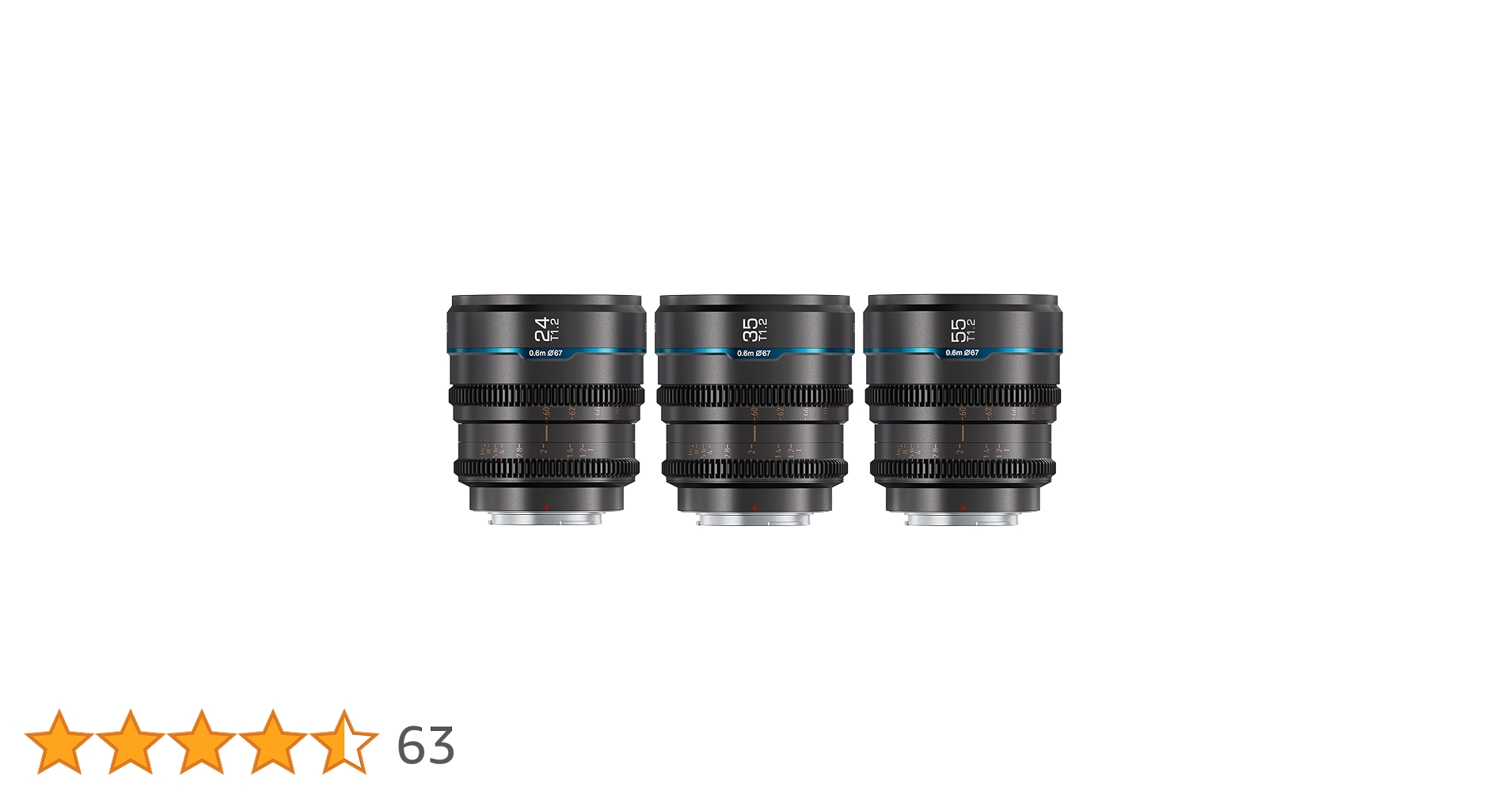 Amazon.co.jp: SIRUI Night Walker T1.2シネマレンズセット, 24mm