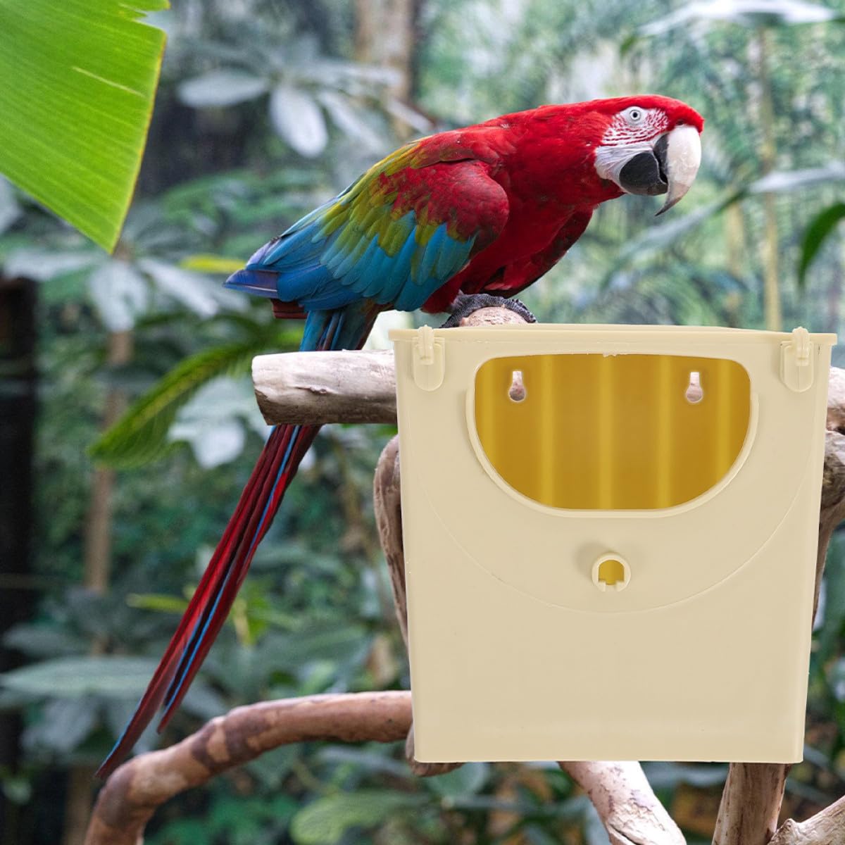 BESTYASH 5 Stück Vogelnest aus Kunststoff für Draußen Stabil und Verschleißfest Nistkasten für Kleine Vögel und Papageien im Garten