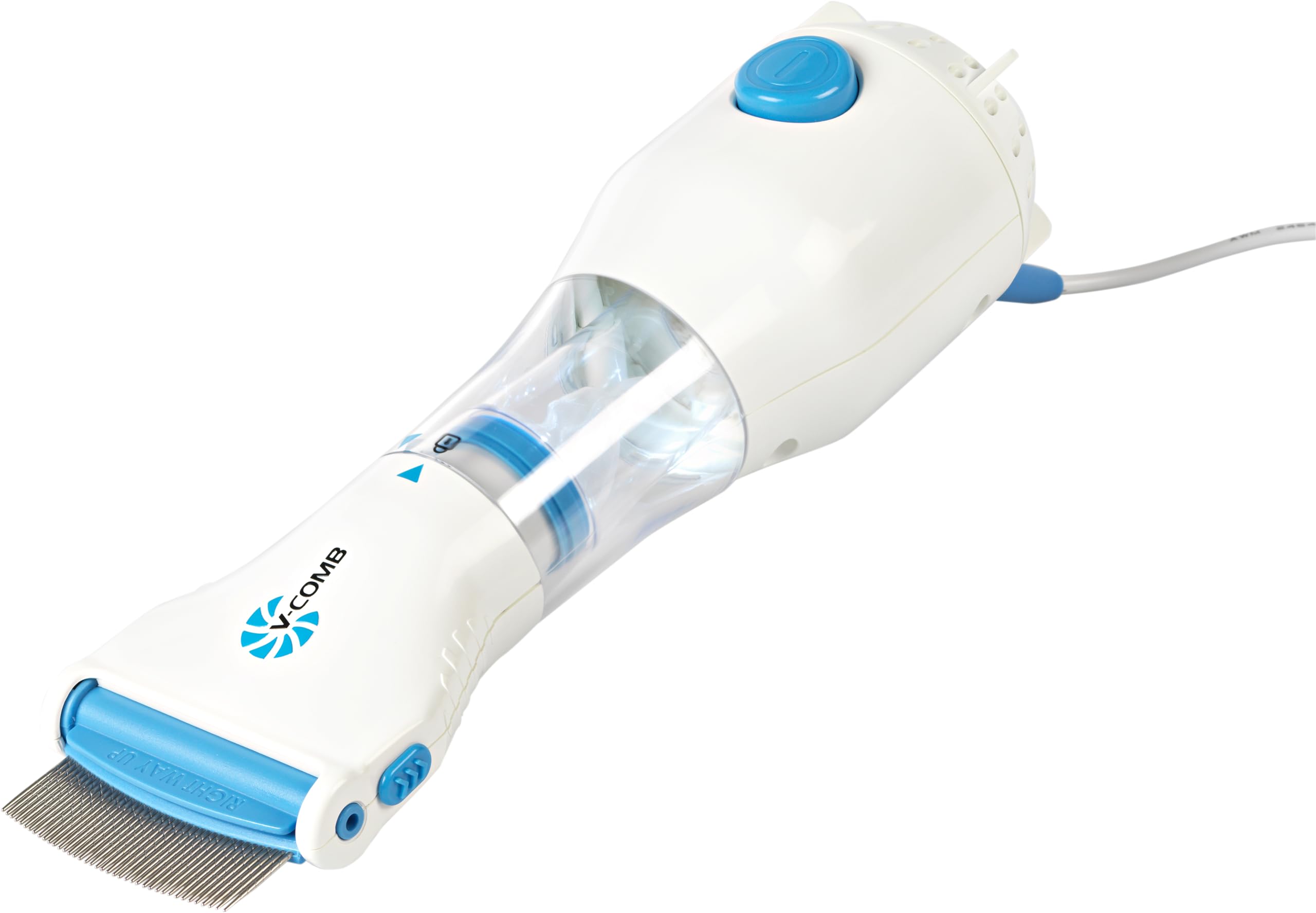 Licetec électrique Peigne à Poux - sans produits chimiques ( avec 4 filtres inclus) | Sans Produits Chimiques, 4 Filtres Inclus