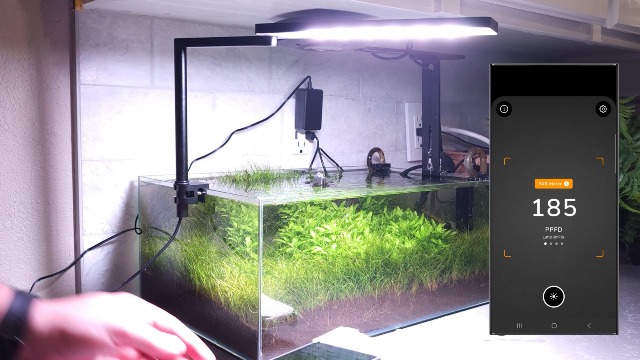 Image of FZONE Solo Series Nano LED Aquarium Light, Full Spectrum and Dimmable, App-Controlled, for Freshwater and Planted Tanks