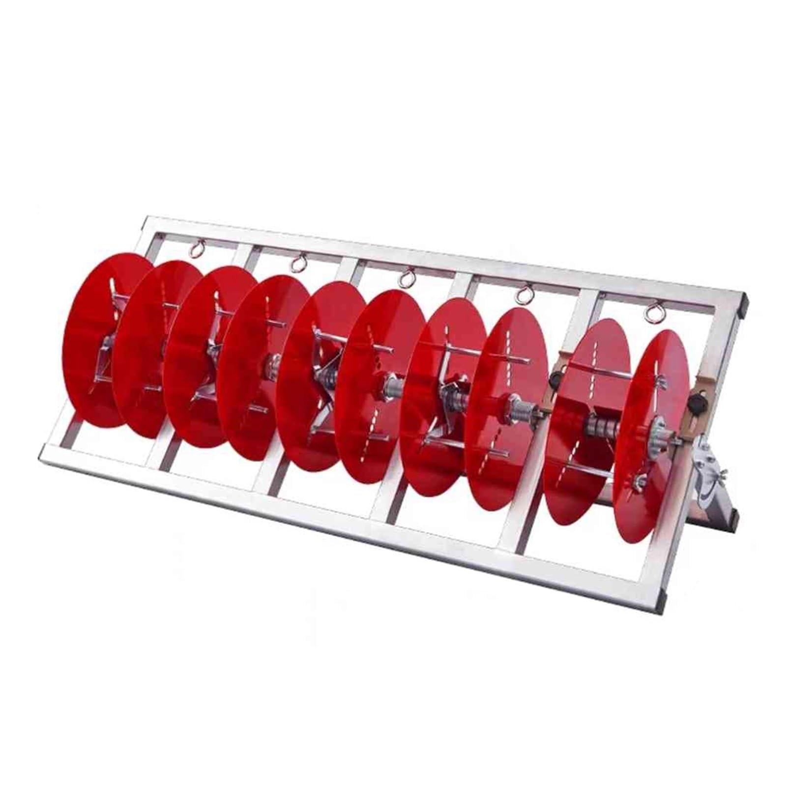 ZFUCMAYL Wire Spool Rack,2/3/4/5 Reels Dispenser,Cable Reel Holder,Reel Holder for Winders Ropes Cord Reels Paracord(5 Reel)