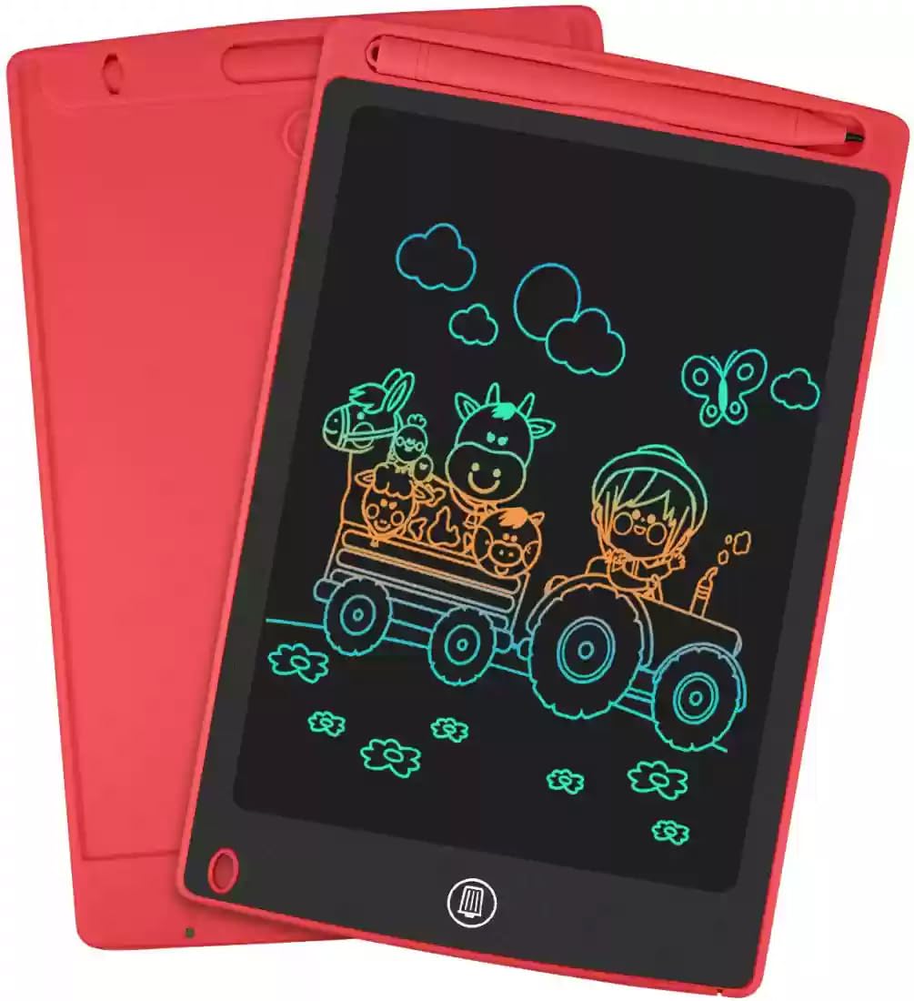 VICORP Writing Tablet for Students | 8.5 Inch LCD Digital Slate | Reusable E-Notepad with Stylus | One-Touch Erase | Eye-Friendly Display | Lightweight & Portable