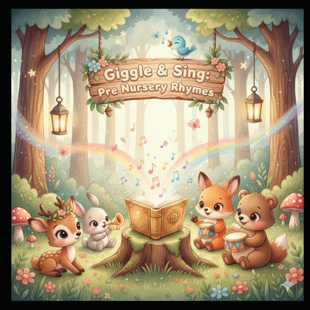 Giggle & Sing: Pre-Nursery Rhymes: 30 Classic Rhymes for Little Learners (Ages 1–3)