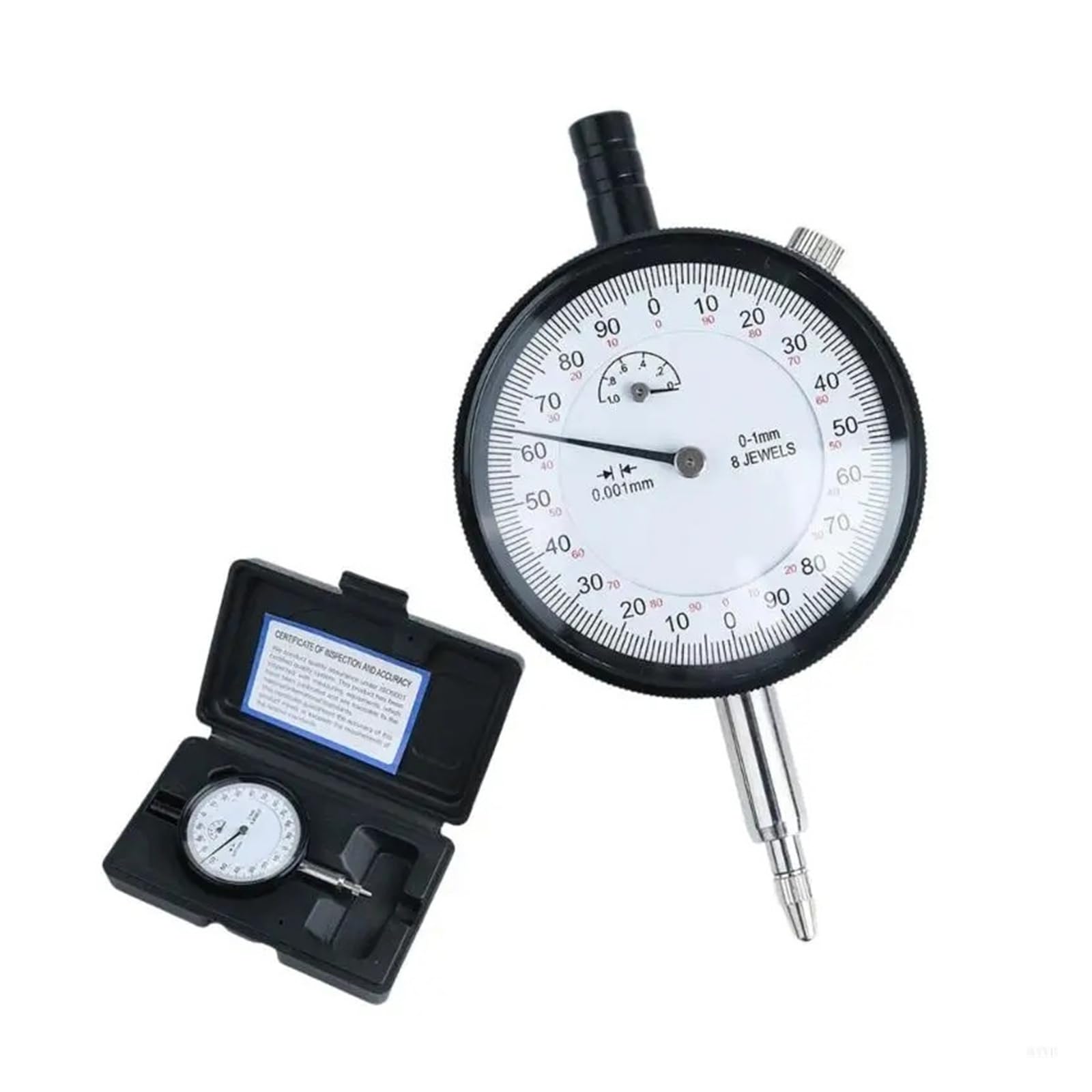 Indicatore del Quadrante, Indicatori di prova con quadrante in metallo resistente attrezzatura misurazione a puntatore fine