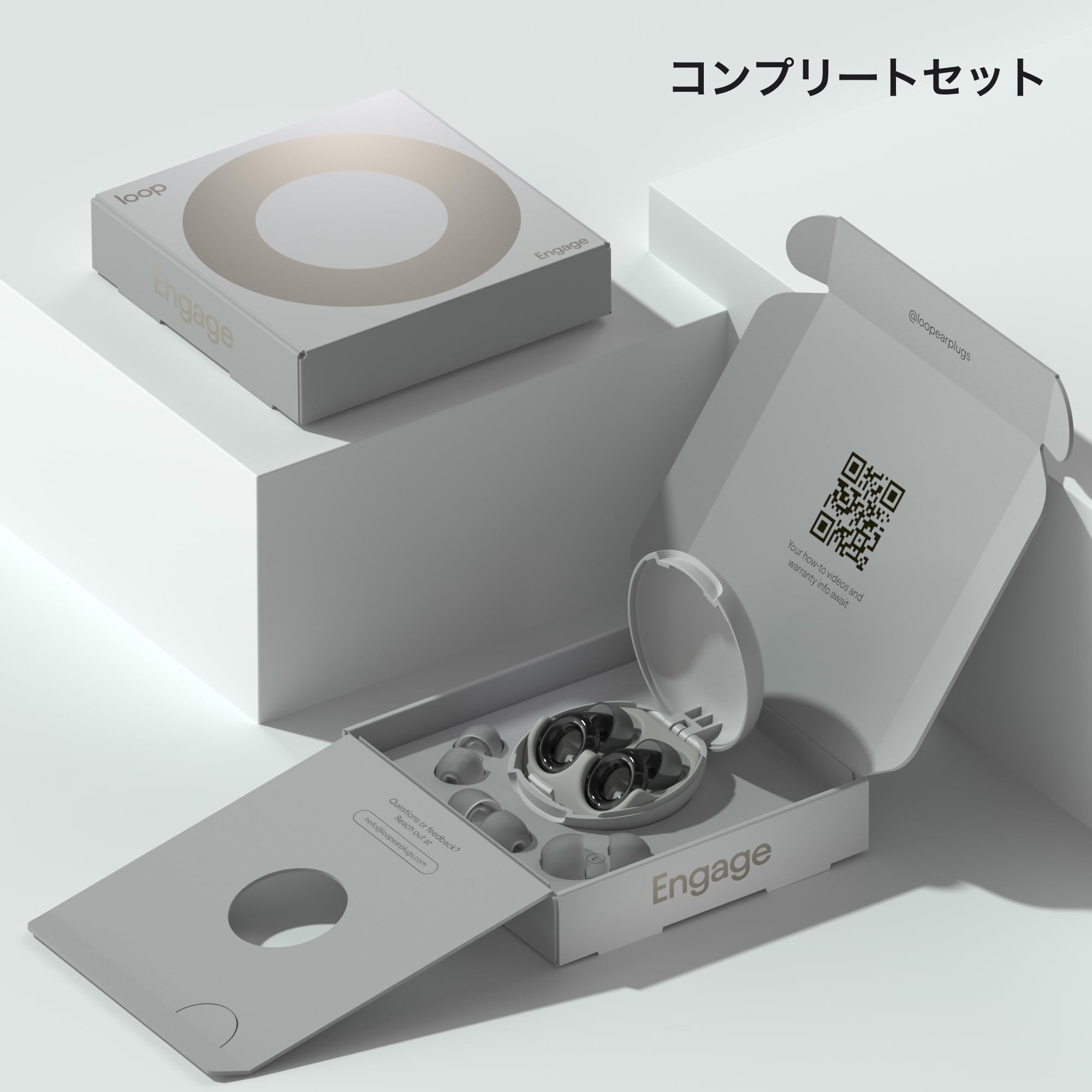 Amazon | 会話用耳栓 Loop Engage － 低レベルのノイズ低減 (SNR)で 