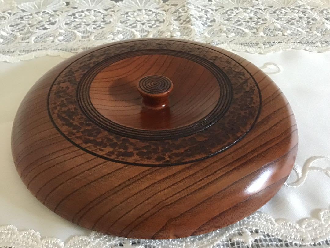 山中塗　コマ菓子器 Amazon.co.jp: 山中塗 木製蓋付菓子器 : ホーム＆キッチン