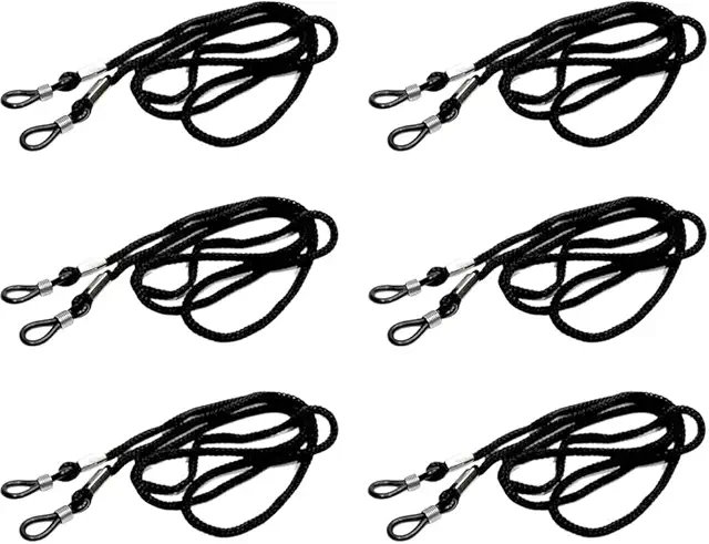 Lot de 6 cordons universels pour lunettes de lecture, sport et soleil
