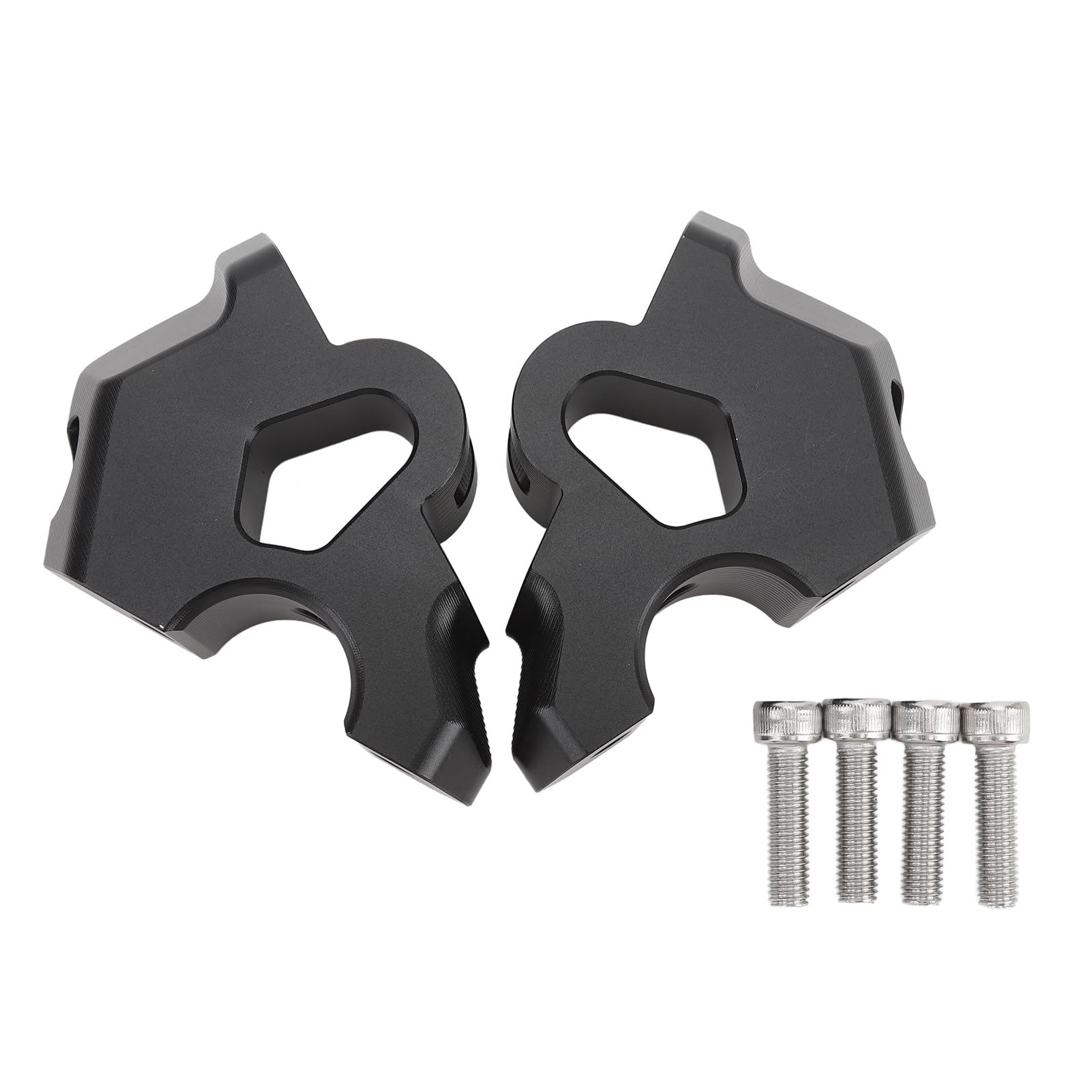 Drfeify Riser Manubrio per R1300GS Riser Manubrio Moto in Alluminio Anodizzato 38mm Rialzo 27mm Indietro per Piloti Touring Comfort con Controllo della Postura per R1300GS 2023 2024 (BLACK)