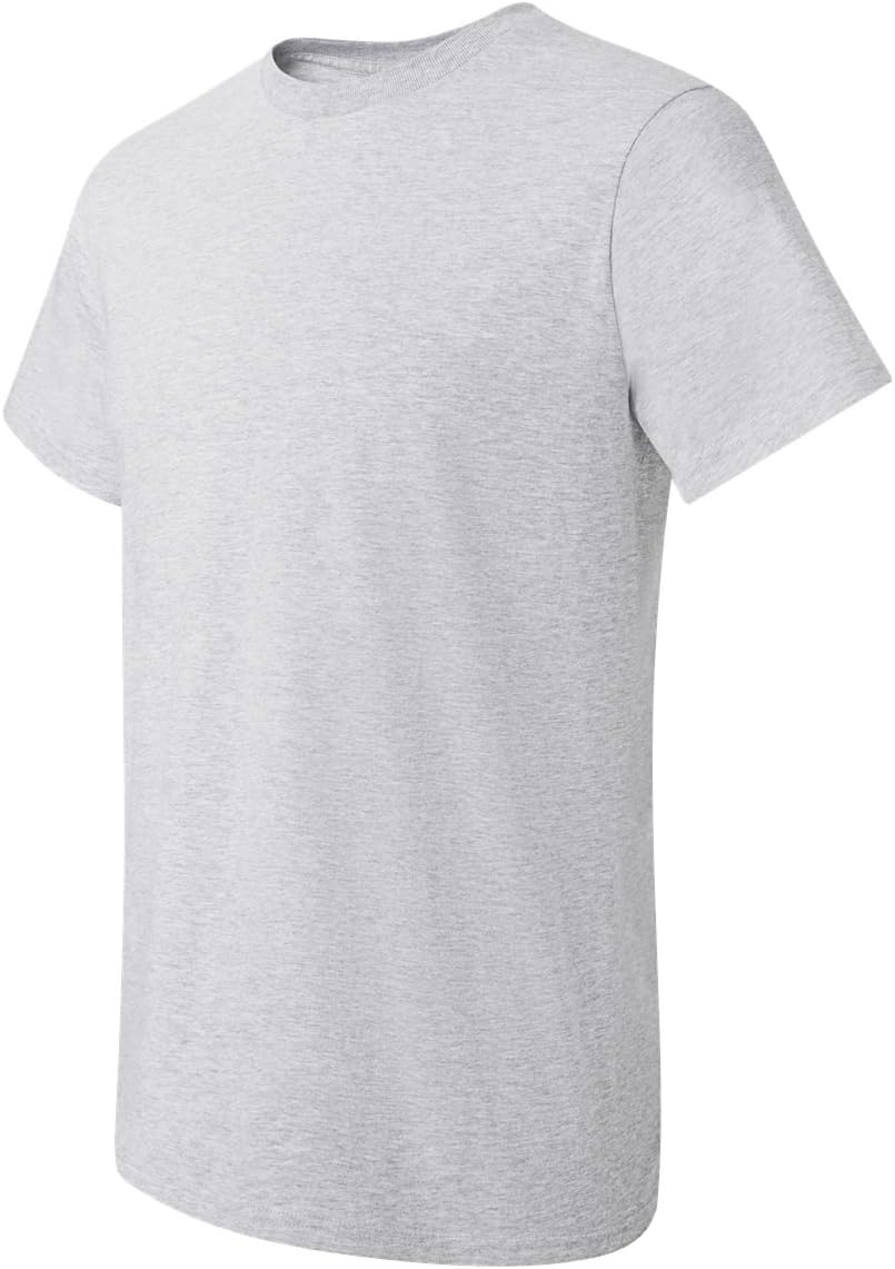 Hanes mens Crewneck Large Ash