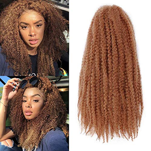 Light Brown Marley Braiding Hair 6 Packs By Leticia