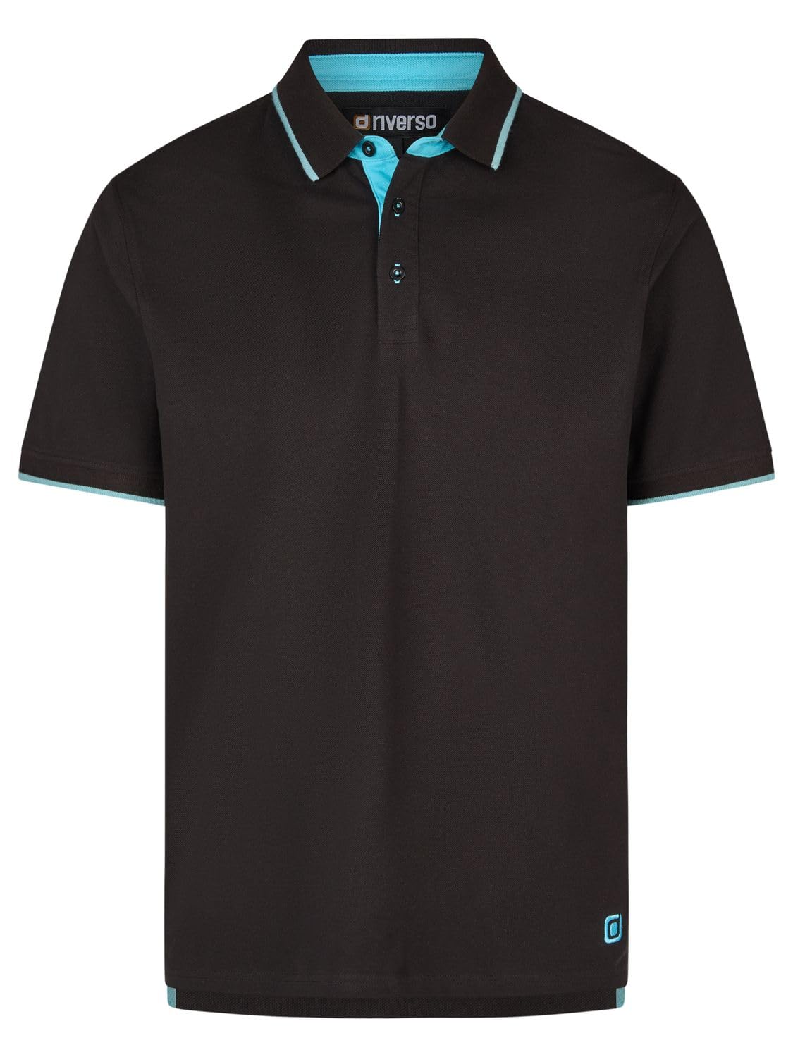 riverso Poloshirt Herren Kurzarm 3er Pack RIVLeano Regular Fit Shirt | Sommer Basic Baumwolle Einfarbig Weiß Schwarz Blau Grün Grau Beige S M L XL XXL 3XL 4XL 5XL