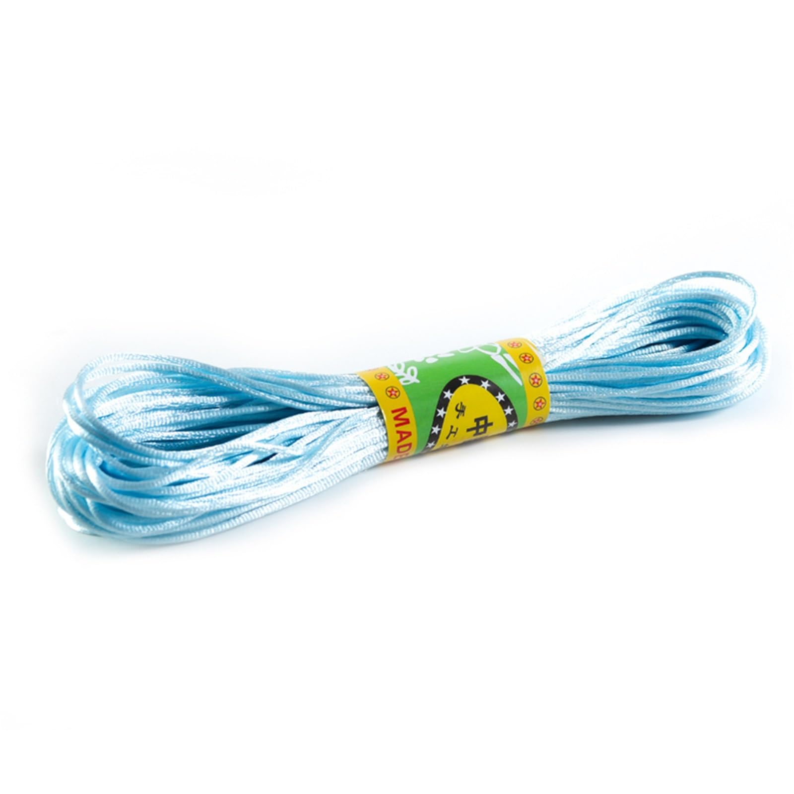 Nylon Cord Thread 10Pieces Nylon Black Rattail Satin Chinese Knotting Silk Macrame Cord Beading Braided Shamballa String Thread for Making Bracelet, Necklace, Chinese Knot(Charoite,1.5mm 20m)