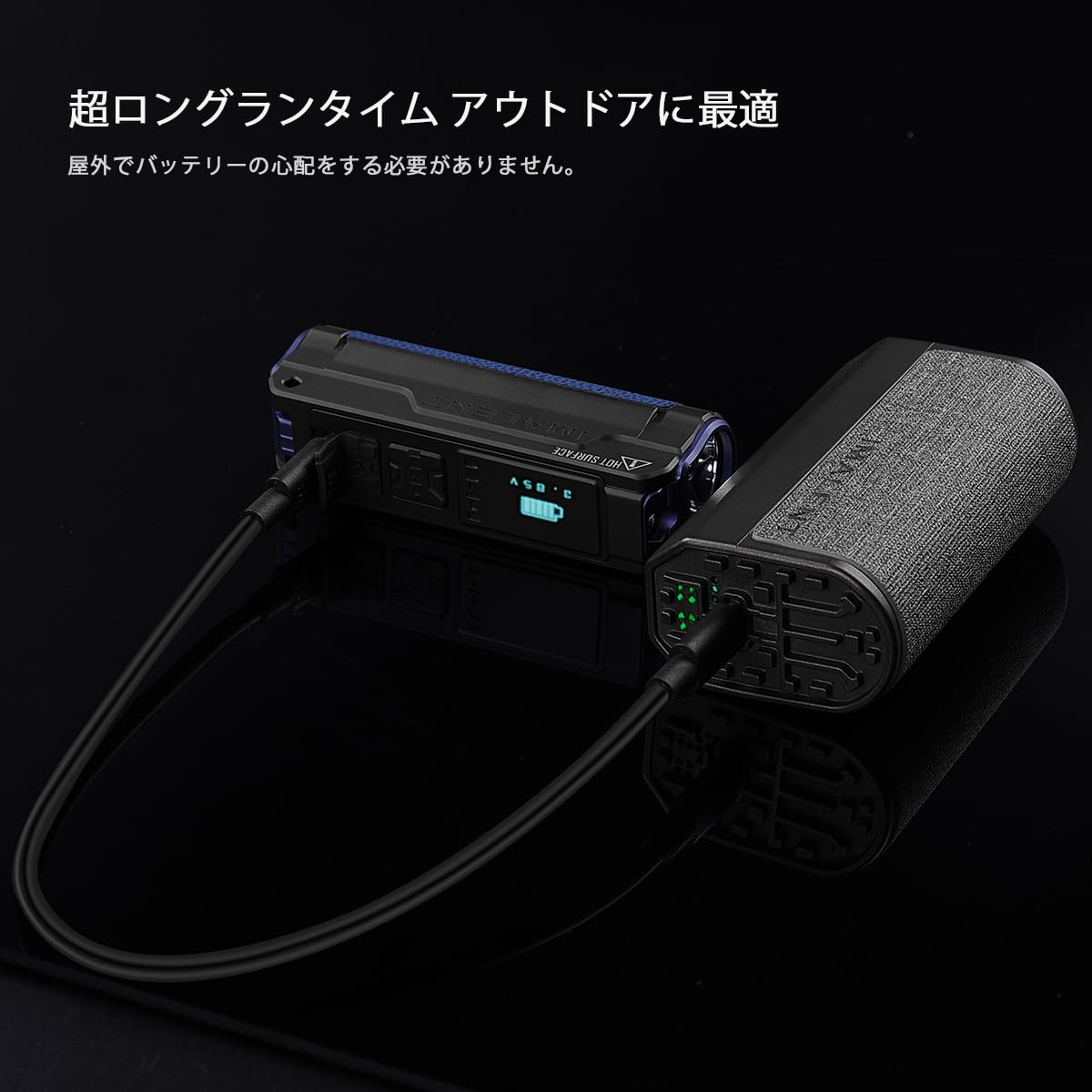 IMALENT LD70 充電ケースセット 未使用 イマレント IMALENT LD70 充電
