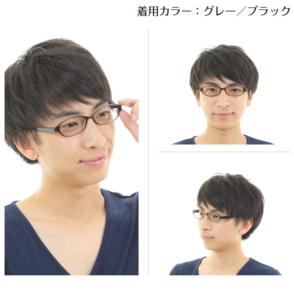 Amazon.co.jp: スーパーブルーライトカットメガネ PCメガネ ブルー